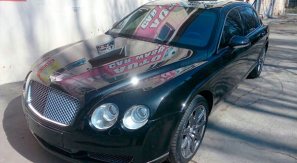 autonoleggio macchina per un matrimonio chisinau/moldova - BENTLEY nero